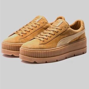 Fenty Puma collab Tan cleated creeper